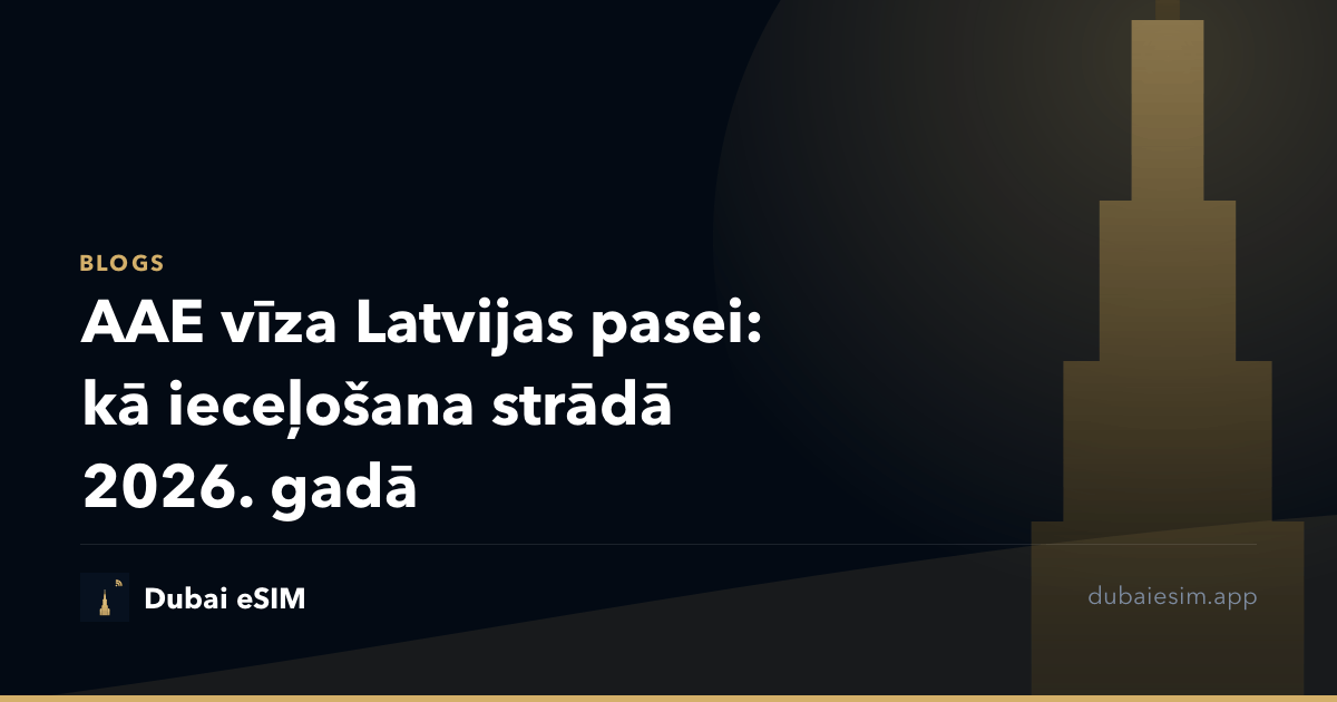 AAE vīza Latvijas pasei: kā ieceļošana strādā 2026. gadā