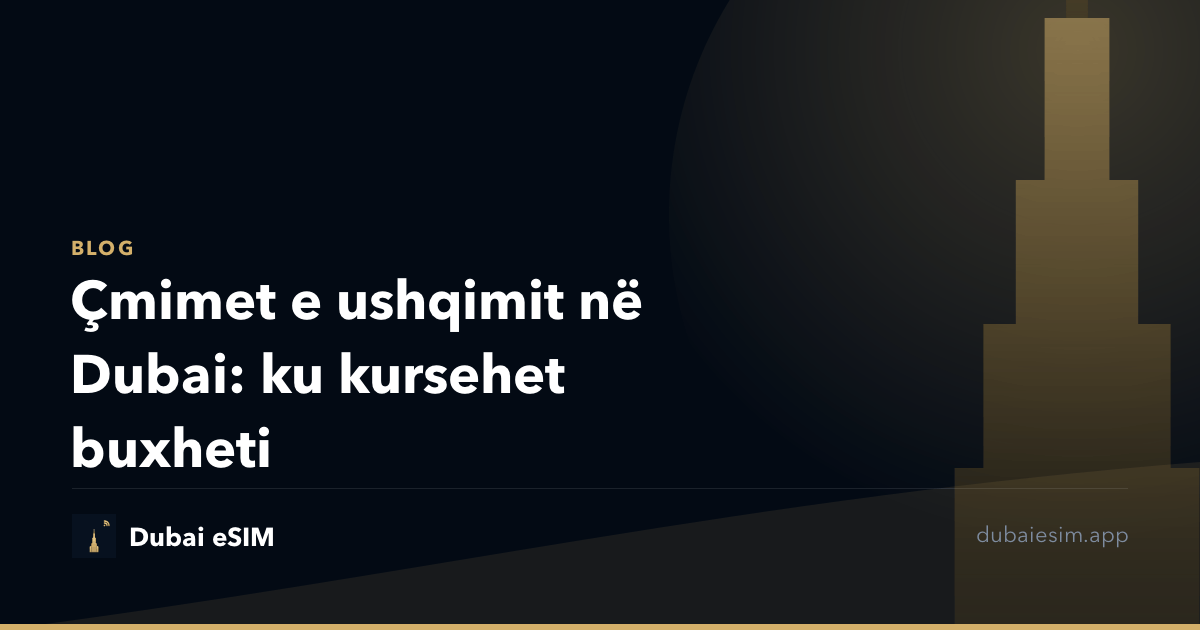 Çmimet e ushqimit në Dubai: ku kursehet buxheti